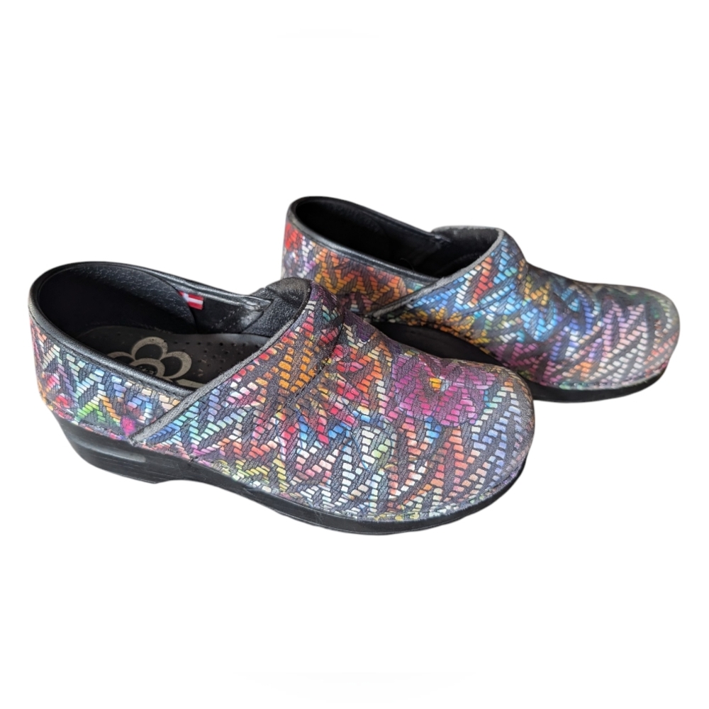 Sanita Raffia Closed Back Women's Clogs Size EU 38